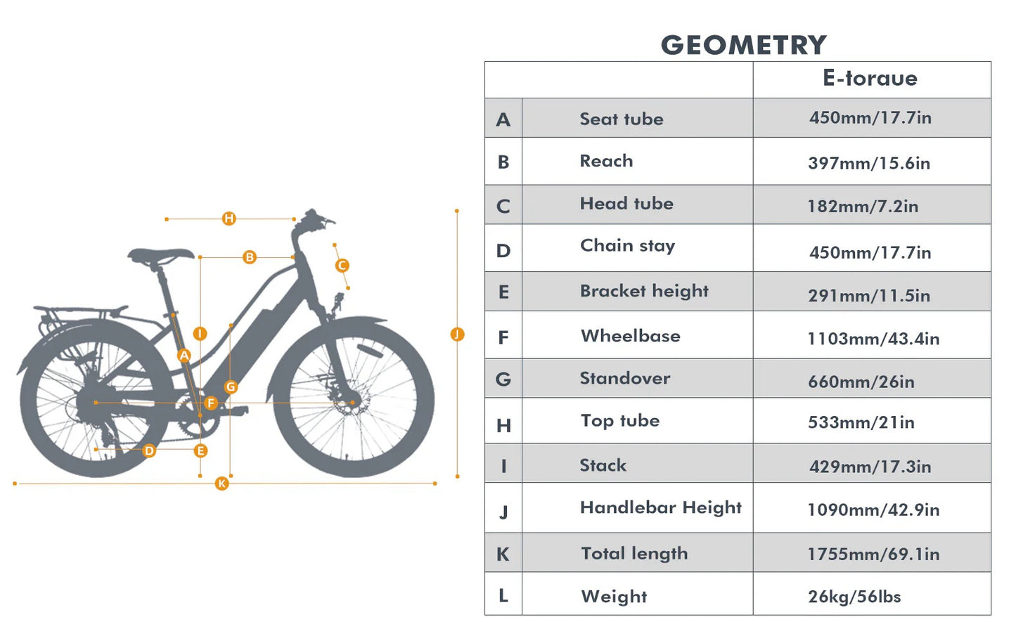 Eunorau E-Torque Electric Step-Thru Bike