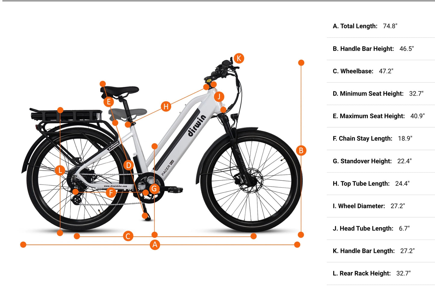 Dirwin Pacer Plus Electric Bike