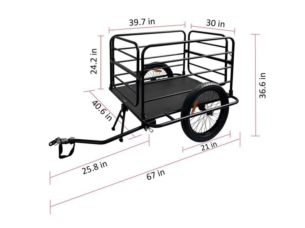 Dirwin Bike All-Terrain Cargo Trailer