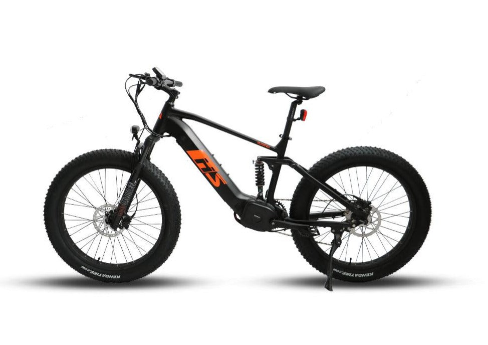 Eunorau  Fat HS 48V 1000W Dual Battery Design All Terrain Full Suspension Fat Tire Electric Mountain Bike