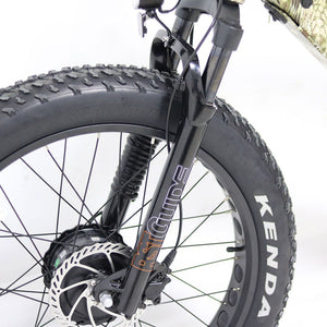 Eunorau Defender S All Wheel Drive Dual Battery Dual Suspension Electric Fat Tire Bike